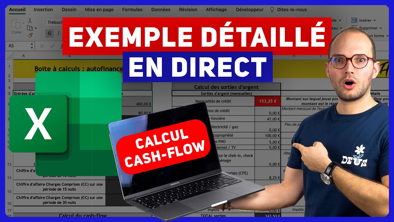 Comment calculer le CASH FLOW d'un bien IMMOBILIER ? (calculateur offert 🤫)