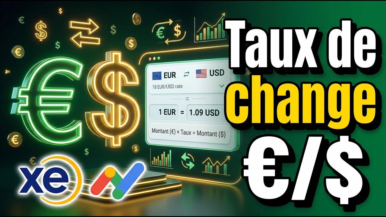 Comment calculer le taux de change euro dollar
