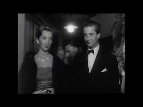1959 Audrey Hepburn with Princess Paola and Prince Albert at the Nun's story premiere in Brussels