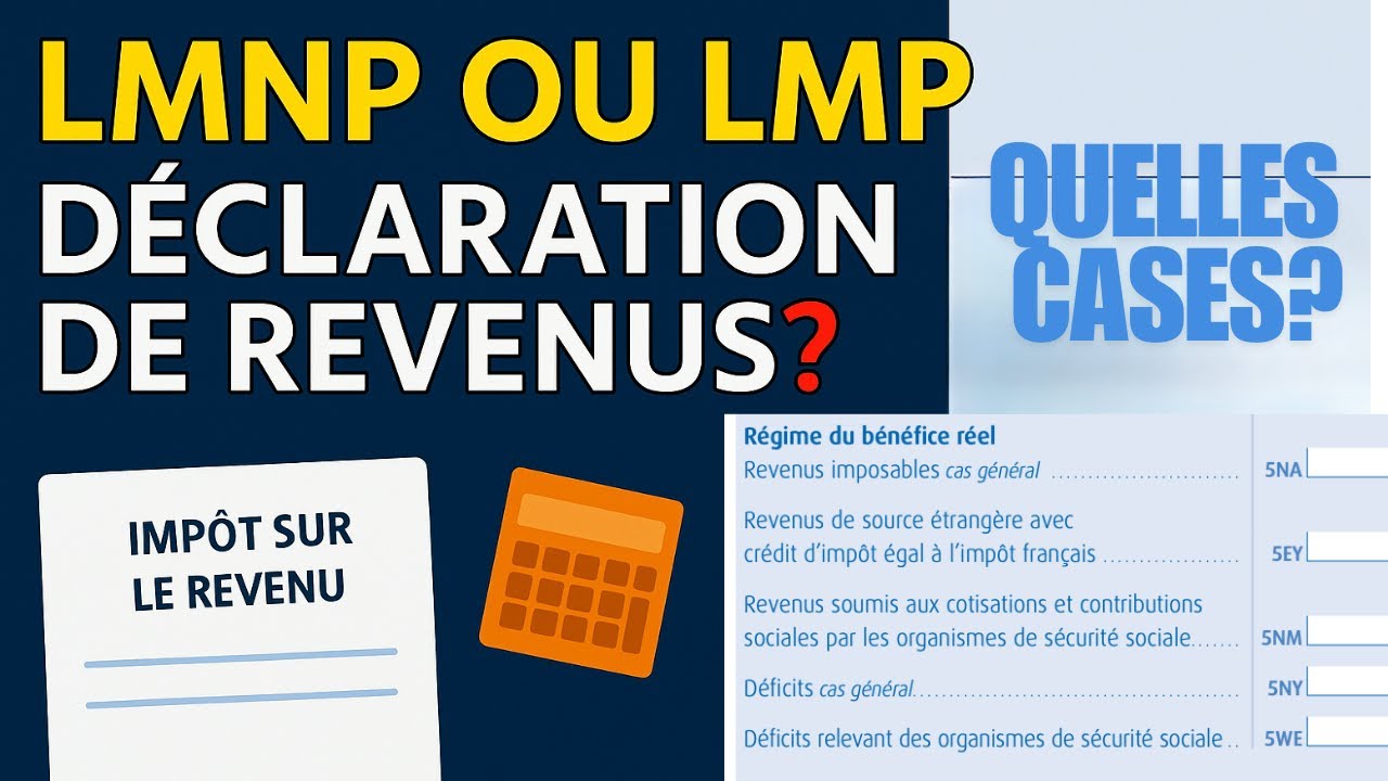 Location meublée quelles sont les cases à remplir sur sa déclaration d'impôts (LMNP ou LMP)?